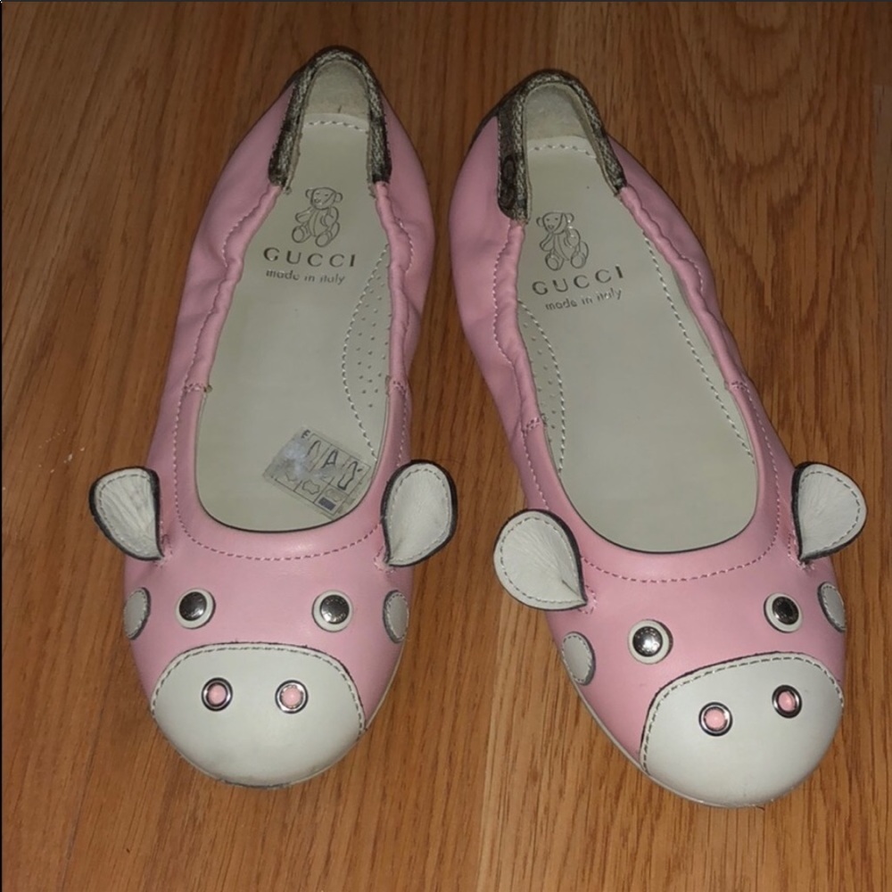 Gucci girl moccasins, size11